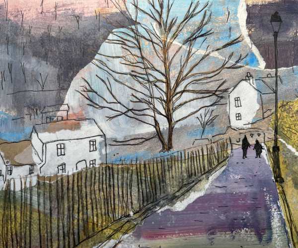 Collage of Clovelly, Devon